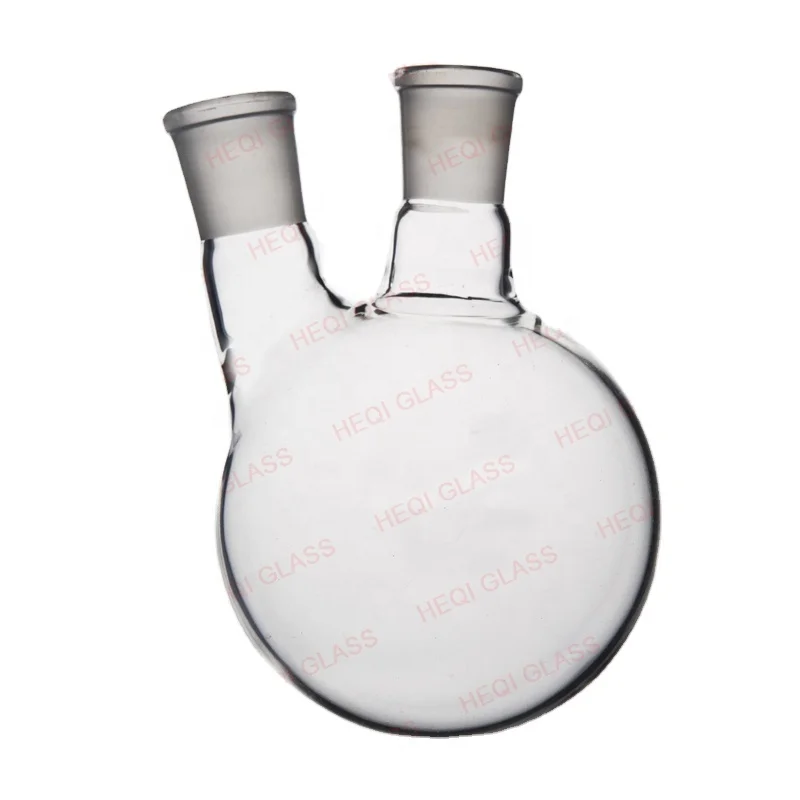 Производительность по заказу 2-образным вырезом круглым дном кварцевые фляга