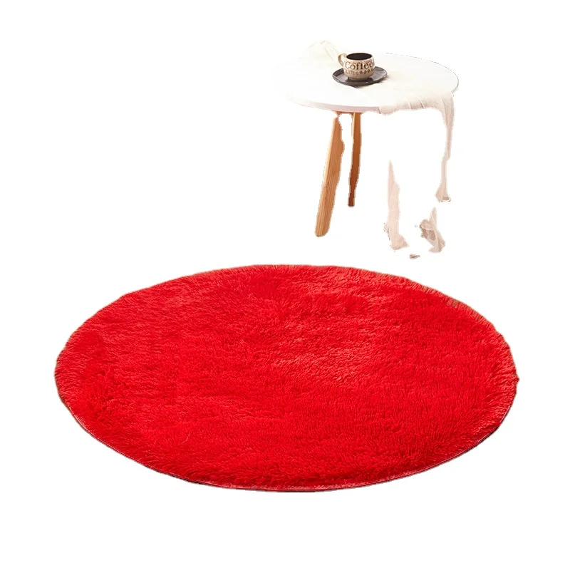 Round area rug modern luxury carpets living room bedroom decor Kids Crawling Play Mat Ultra Soft Fluffy Circle Rug (1600337391677)