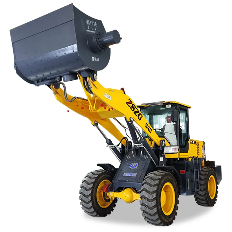 1600 1ton Mixing bucket front wheel loader for sale