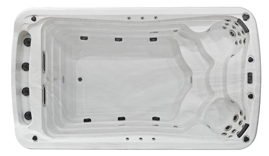 hydrotherapy fiberglass hot tub shipping container above ground prefabricated whirlpool large swimming pool