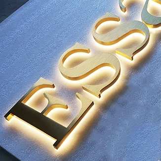 Factory Wholesale Cheap Led Channel Letter Signs Led 3D Logo Luminous Backlit Sign