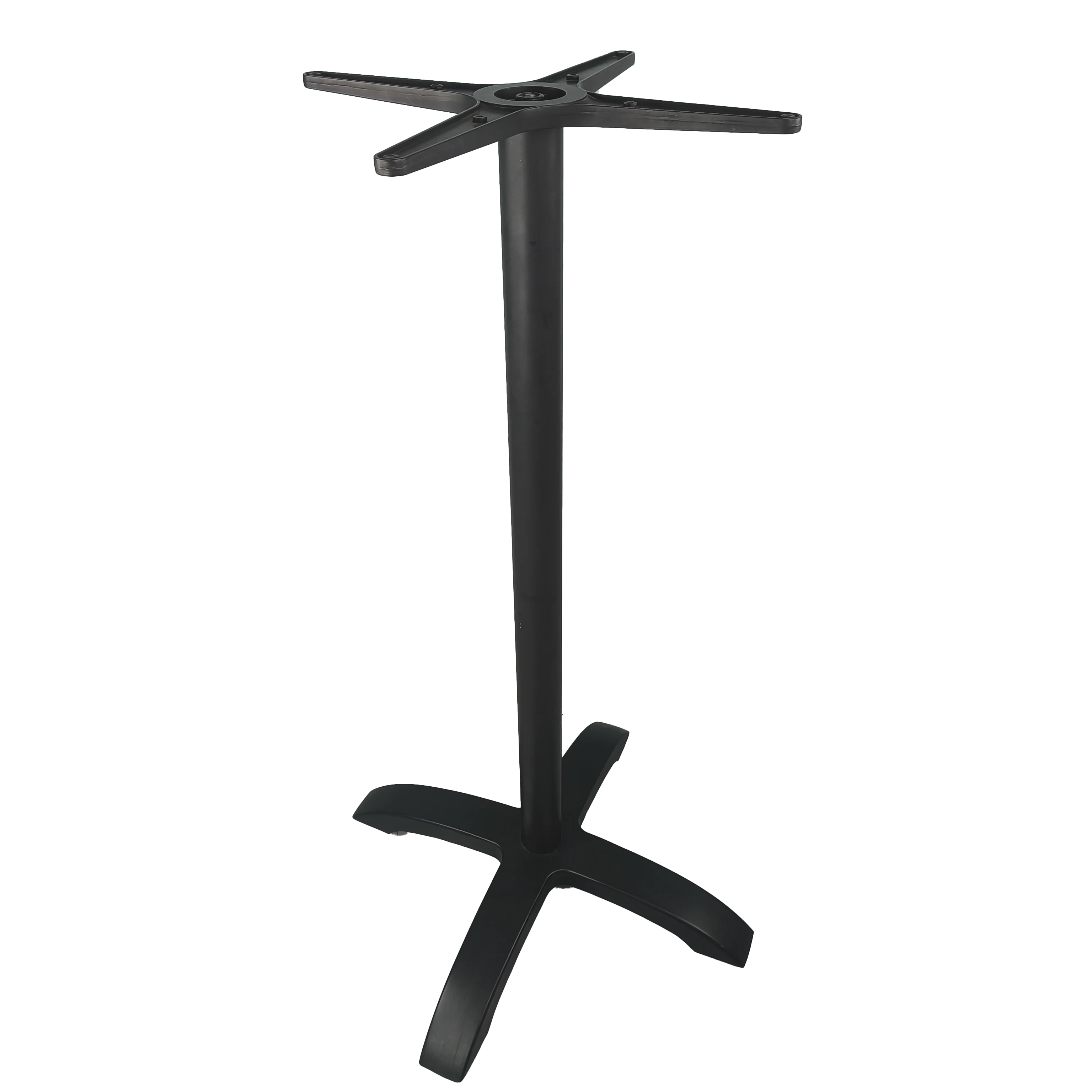 Aluminum HPL board round Bar Table for Outdoor Furniture Cafe Shop and Patio