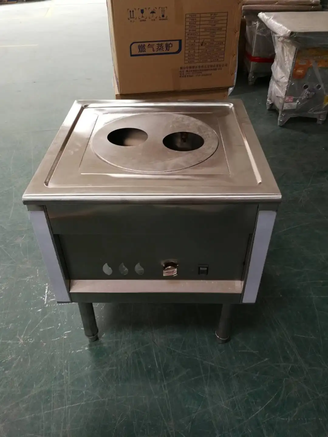 Restaurant Kitchen  Equipment Supply Gas used type Dim Sum Steamer