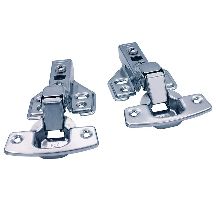 China Factory Stainless Steel Hinges For Doors And Cabinets Hydraulic Kitchen Hinge Soft Closing Cabinet Door Hinge
