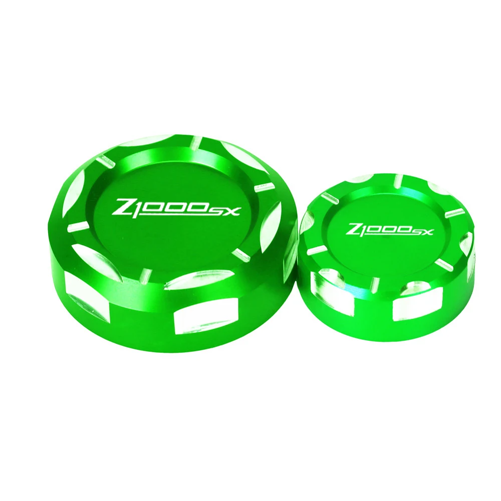 Motorcycle CNC Aluminum Rear & Front Brake Fluid Reservoir cover FOR Kawasaki Z1000SX 2012-2022 z1000 sx