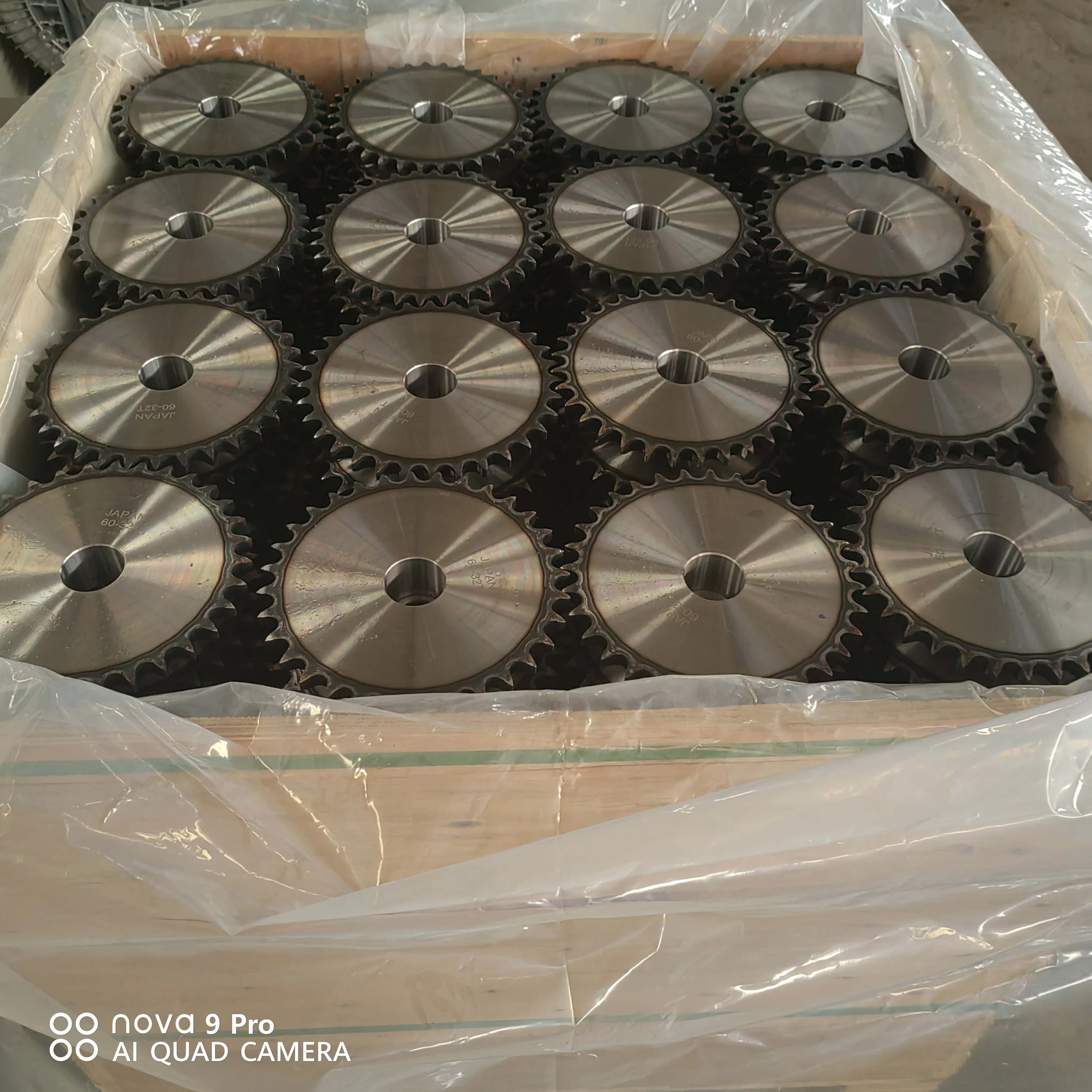 customized  hard  carburizing and tempering treatment double roller chain sprocket HRC55-65