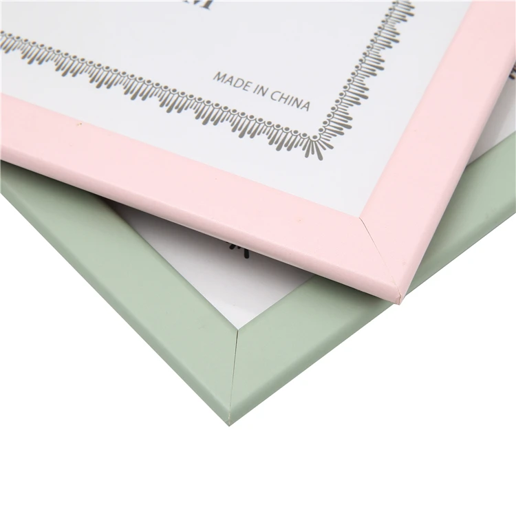
Pink Green Multi-size A4 Size Bulk Mdf Certificate Wooden Photo Frame For Certificate Graduation Document 