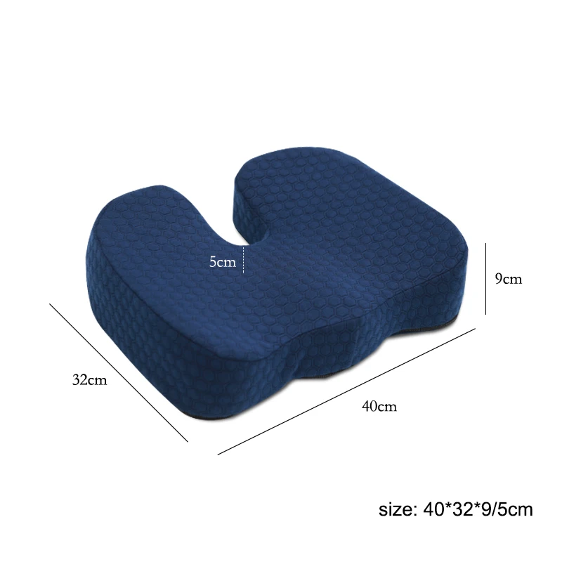 U-shaped Health Memory Foam Comfort Memory Foam Seat Back Cushion Pillow For Office Chair