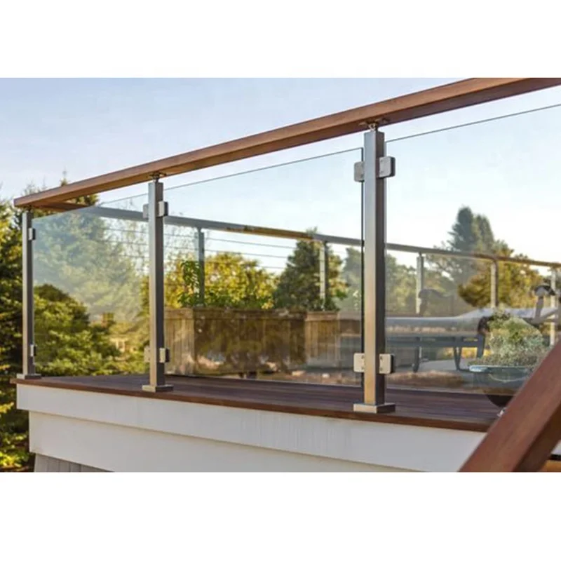 VIKO Top Sale Swimming Pool Round Spigot Glass Balustrade