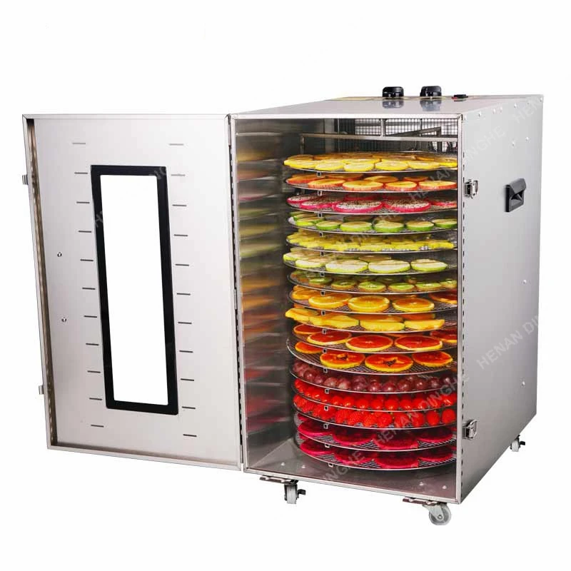 16 Trays Wholesale Fruits Commercial With Rotation Function Automatic Dehydrator For Wholesales