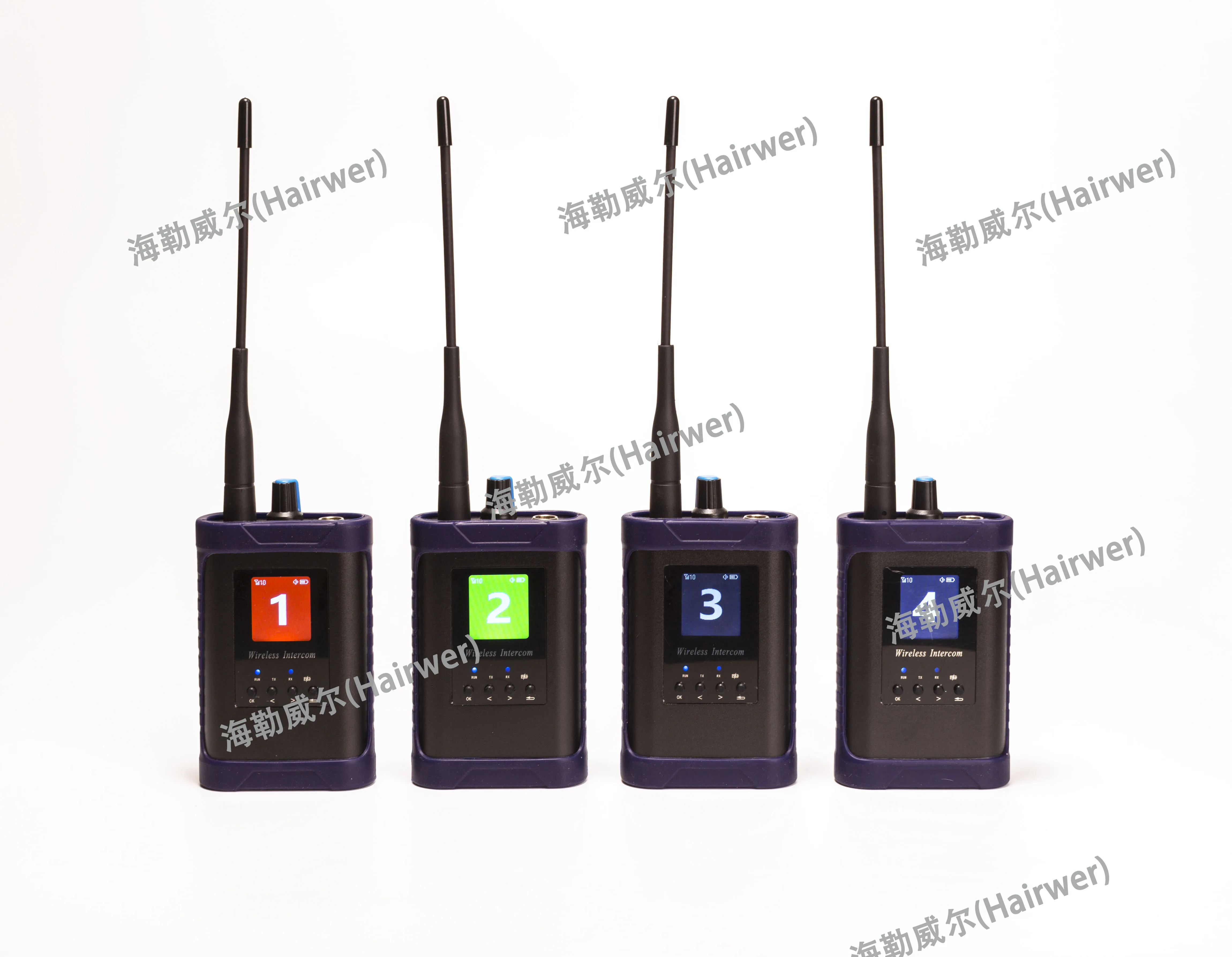 
Hairwer WIS-350 Full Duplex Wireless Intercom system for ENG EFP theater studio room TV station Professional Broadcast Intercom 