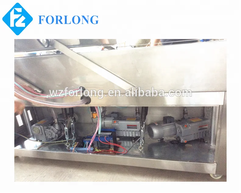 rice cake and fish double chamber vacuum packaging machinery /vacuum packing machine/vacuum chamber
