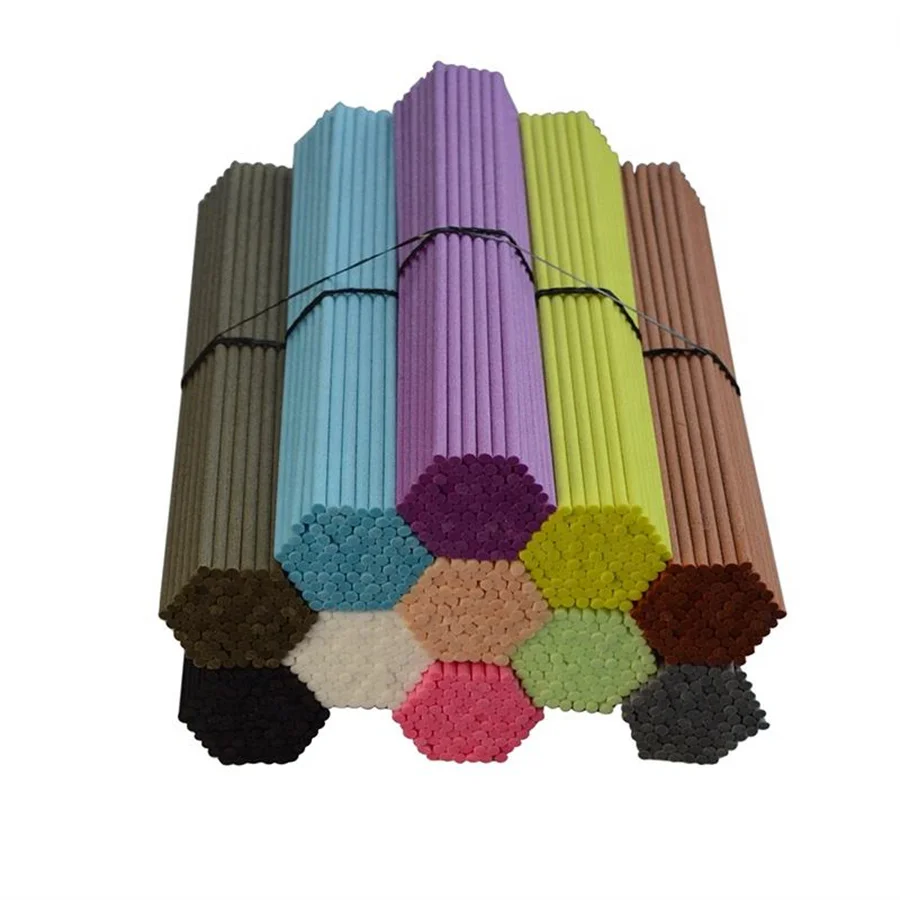 Custom Color fragrance sticks Luxury Diffuser Reed Sticks 4mm 5mm 6mm Fiber Stick Reed Diffuser