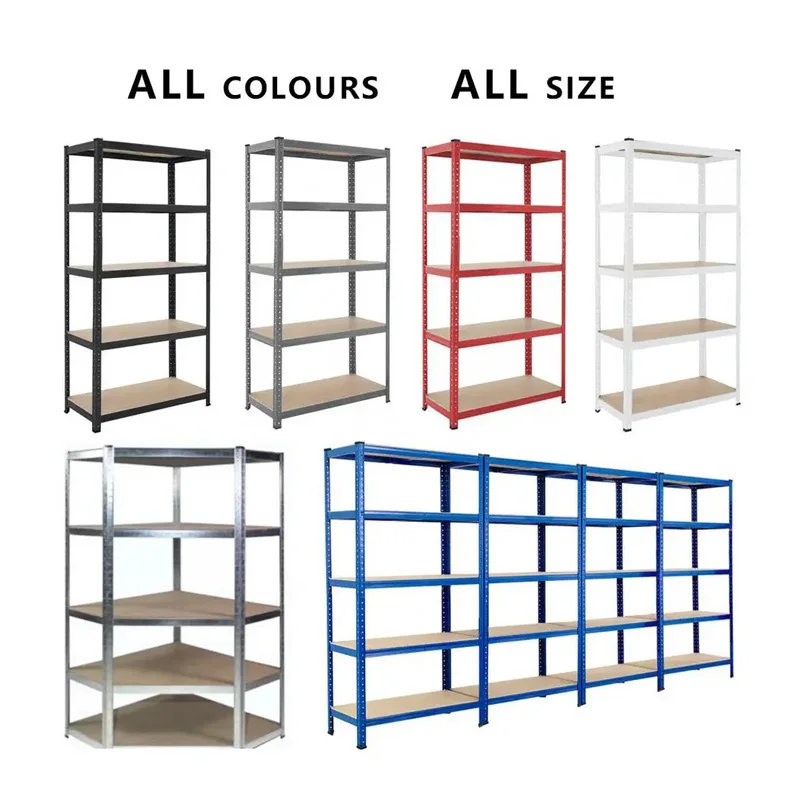 QINGDAO Wholesale storage rack Heavy Duty 5 layers industrial steel adjustable storage mental shelving for garage rack