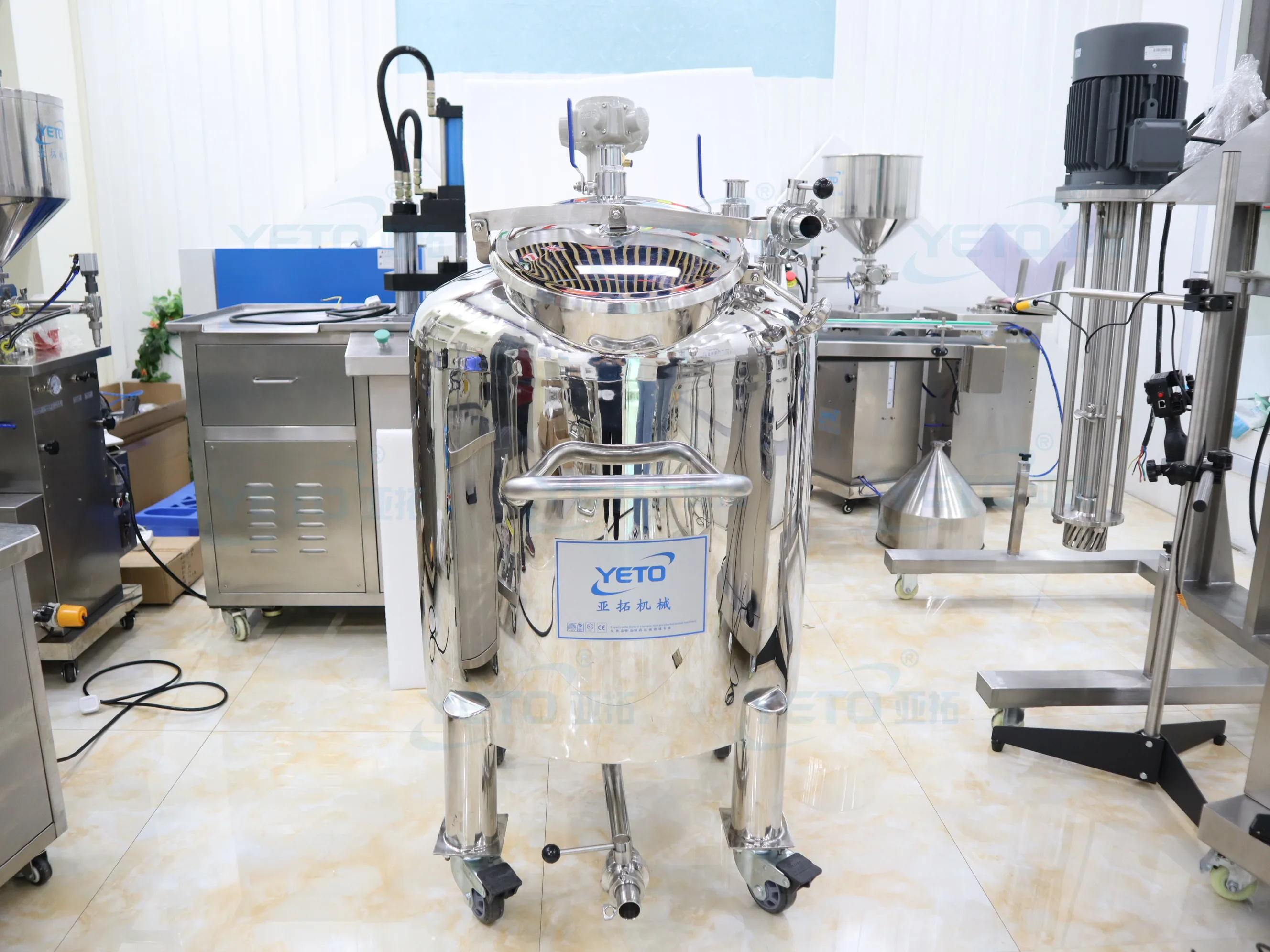 YETO Perfume Oil Mixer Tank Mixing Equipment Essential Oil Fragrance Making Filter Blending Stirring Machine Toner Cosmetic