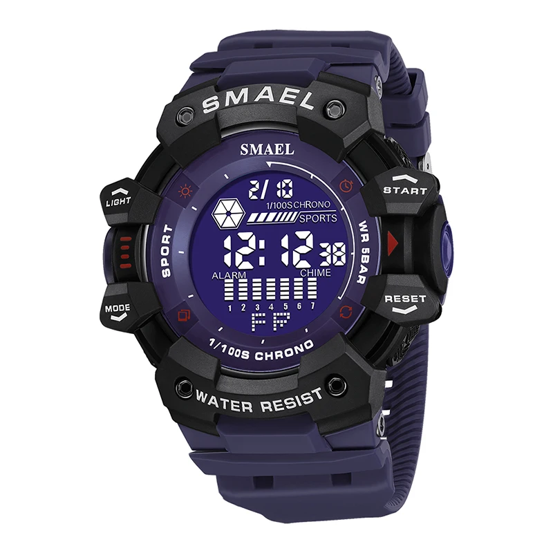 SMAEL 8050 waterproof sport chrono watch relojes de hombre army sport watch jam tangan fashion watches