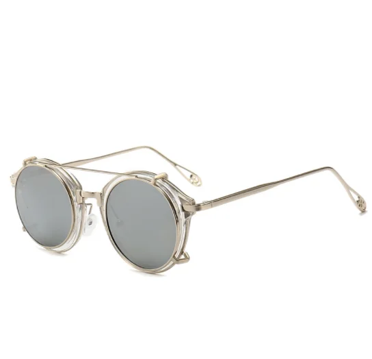 Royal Girl Sunglasses Women Arrow Leg Classic Retro Round Shades Male Vintage Brand customized