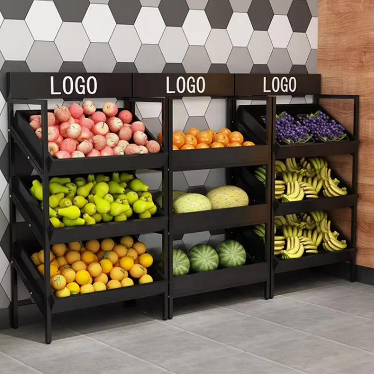 Supermarket Shop Display Racks Supermarket Shelf Fruit And Vegetable Display Shelf  Duty Display Rack Stand Shelves