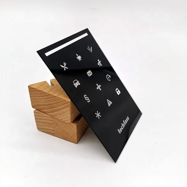 0.5mm 0.7mm 1mm 2mm 3mm customized tempered silk screen printing glass