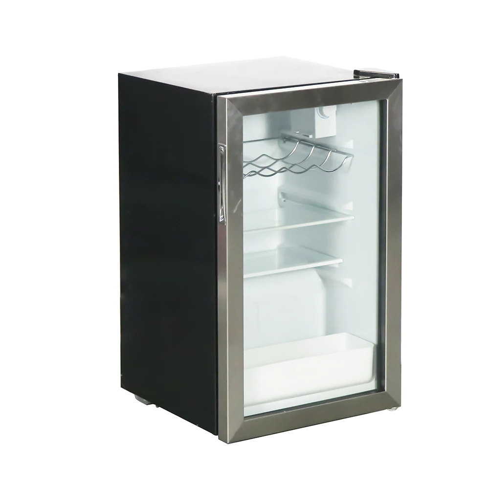Factory Sale Store Glass Door Bar Restaurant BC-53C98 Air Cooling Beer Wine Cooler