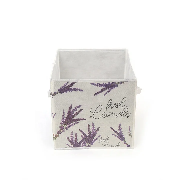 High Quality and Useful Reusable Laminated  Non Woven Fabric Storage Box