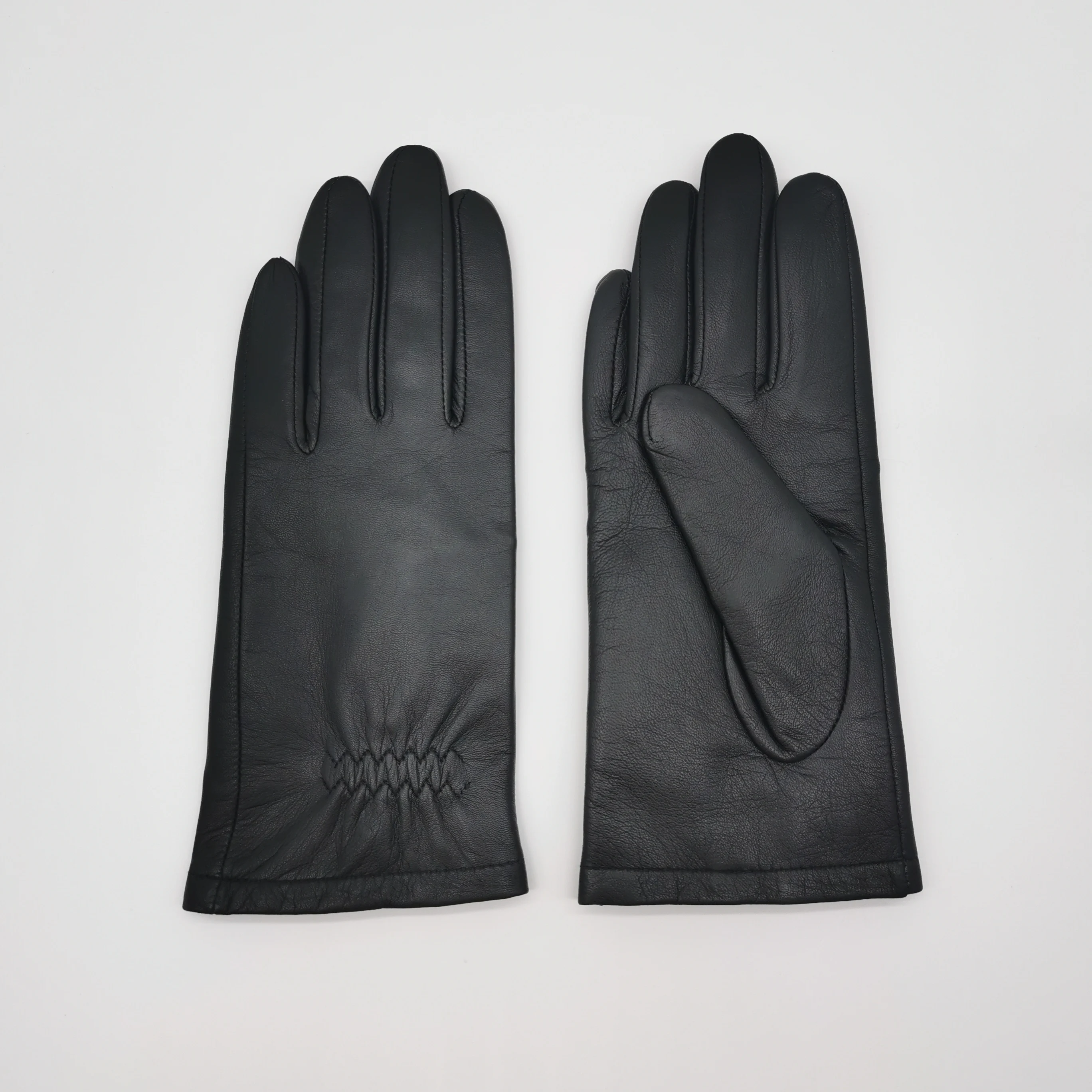 Женские теплые зимние кожаные перчатки для рук с сенсорным экраном для велосипеда