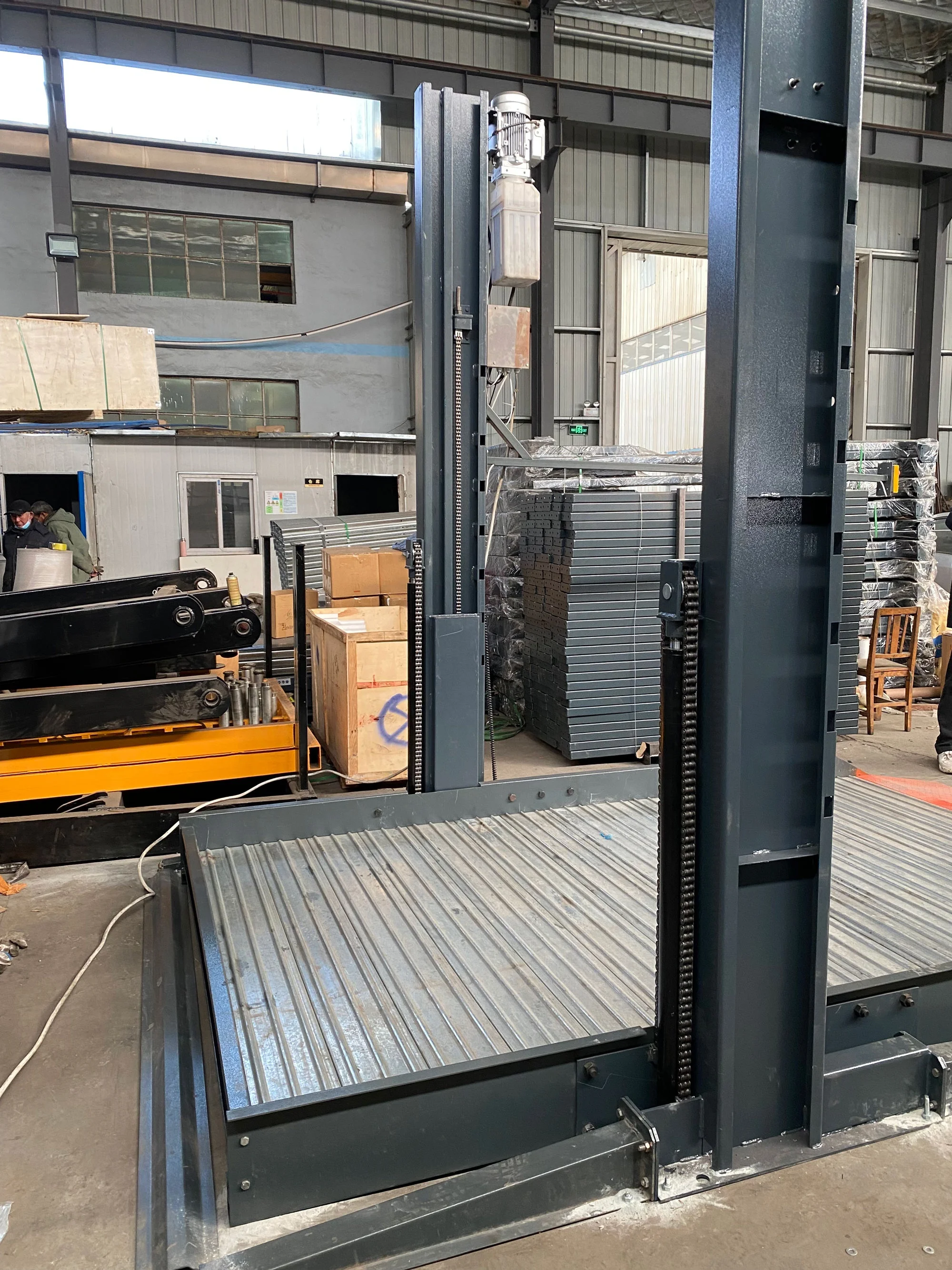 Two Post Auto Stacker Simple Lifting Automatic Car Elevator Parking Lift with CE