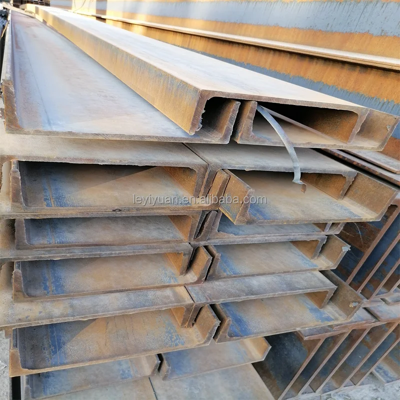 Hot Cold Rolled S235JR SS400 Mild Steel Profiles GI Carbon Steel C U Channel Galvanized Factory E Purlin Bent Building Material