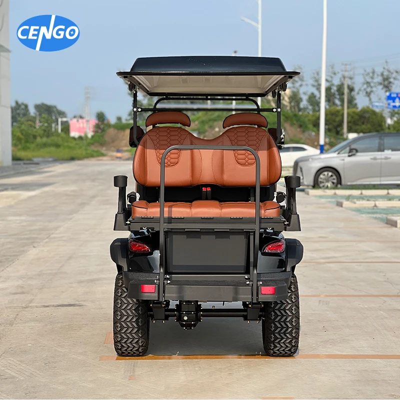 Off road 4-seater Electric Golf Cart with Bump Custom Body Color Seat Color Lifted Buggy Street Legal Lifted Golf Cart