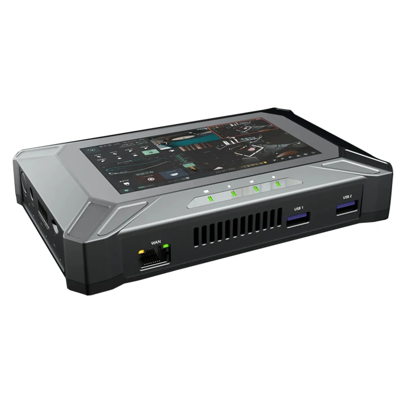2023 N7 7 Link соединение 3 Sim-карты 4G Wi-Fi LAN 4k HDMI SDI роутер H.265 H264 4K видео переключатель микшер кодер RTMP RTMPS