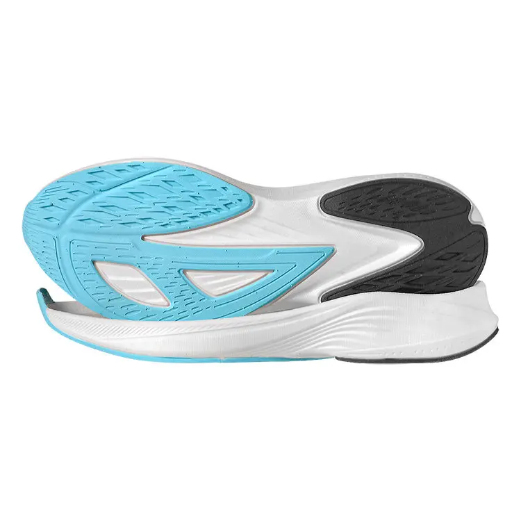2023 Custom Comfortable Golf Sneaker Outsole Hot Sale Double Colors EVA-Rubber & MD Soles Cushioning Shoe Sole