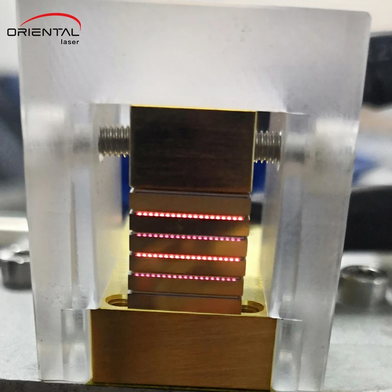 60W CW Vertical Stack 808nm Diode Laser / Micro-Channel Water Cooled laser diode bars stack