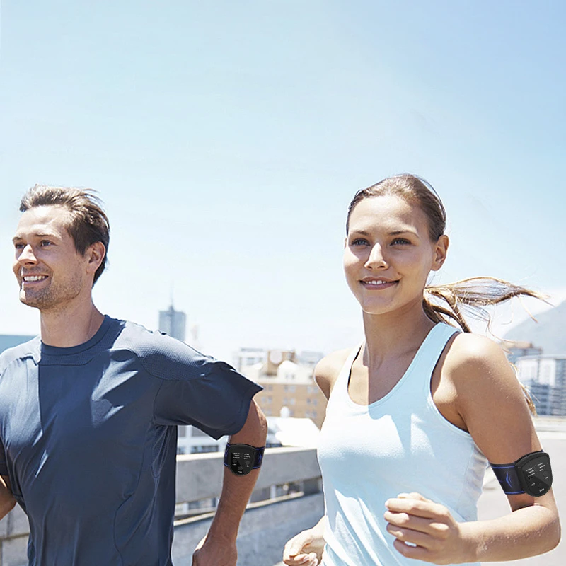 Wireless Mini TENS Machine Charging Tension Massager Back Pain Relieves Sciatica Arthritis on the Neck and Shoulders of the EMS