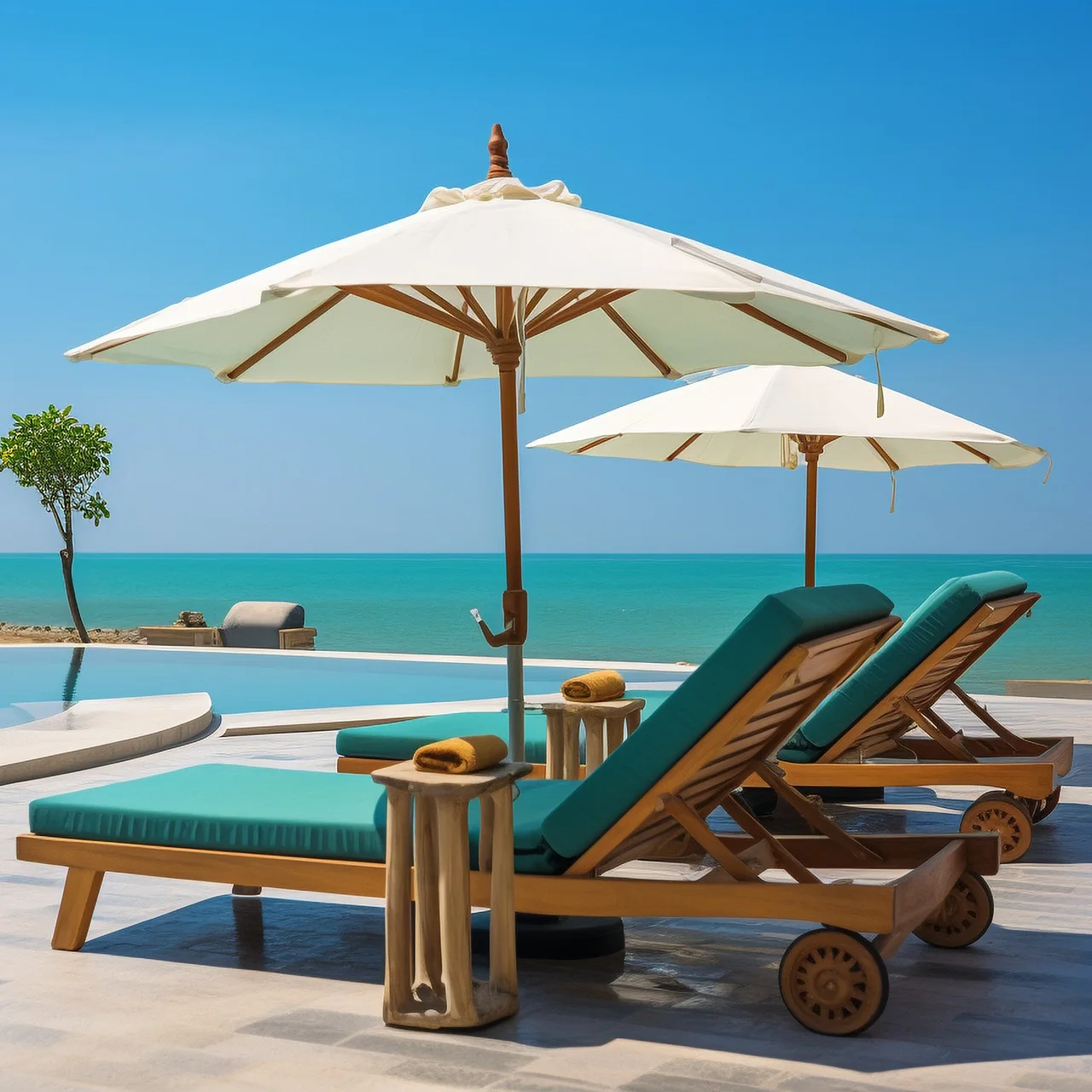 UV Safe Outdoor Waterproof Olefin Fabric for Beach Garden Swimming Pool Furniture With 5 Years Warranty