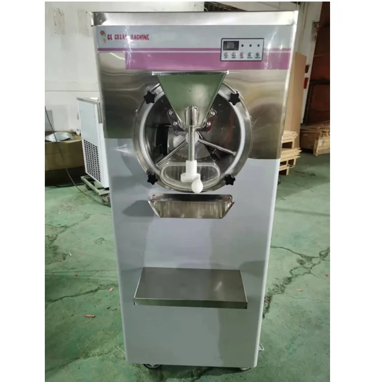 48L/H Gelato Machine Hard Ice Cream Machine Batch Freezer Italian Ice Cream Machine For Business