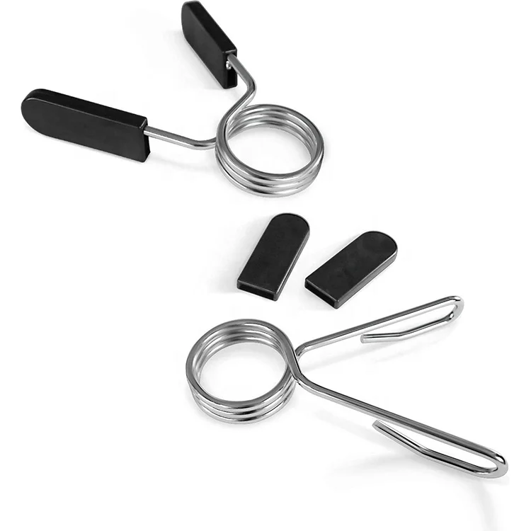 HengSheng 24mm 25mm 28mm  30mm 50mm barbell spring clip exercise collars barbell clamps for weight bar