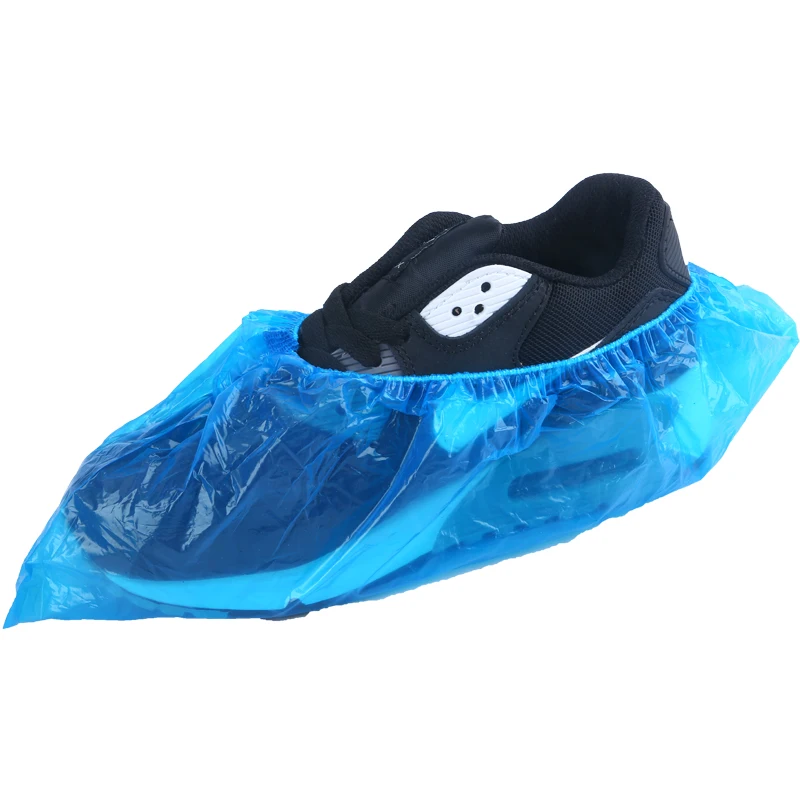 Factory cheap wholesale high quality disposable pe plastic rian shoes cover use for waterproof