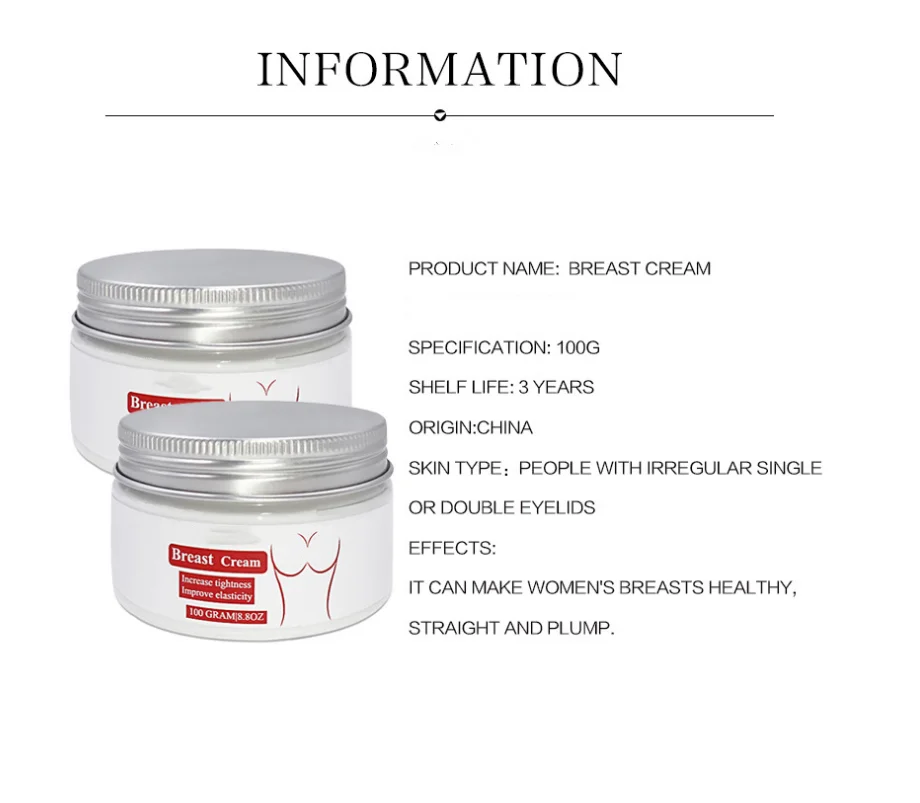 Full Elasticity Increase Tightness brest tighten cream breast enlargement cream in herbal
