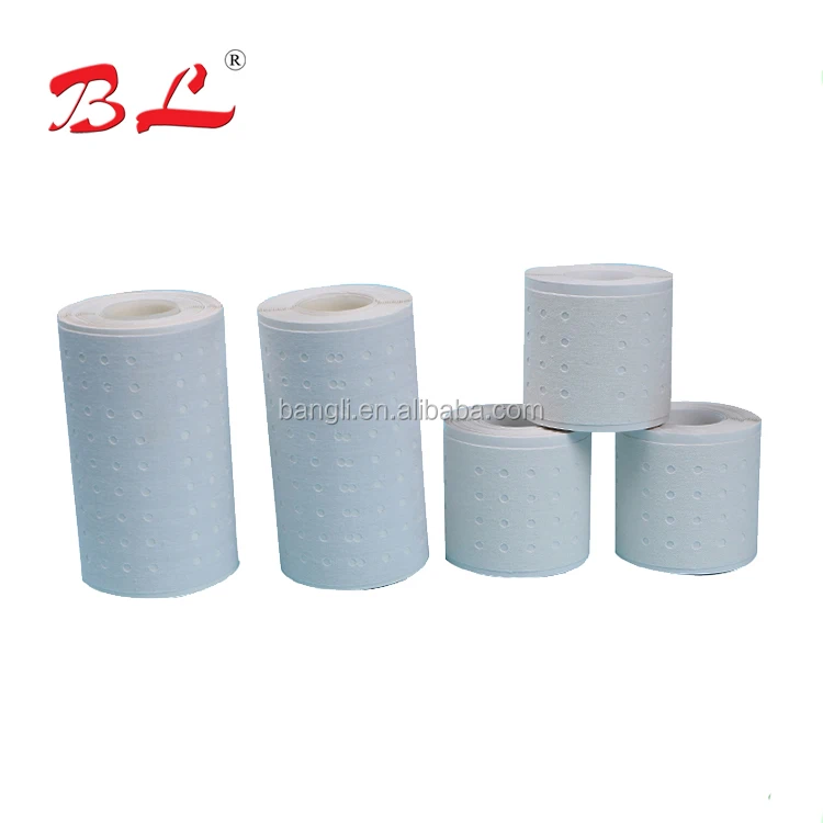 Perforated medical cotton tape zinc oxide plaster roll medical adhesive plaster