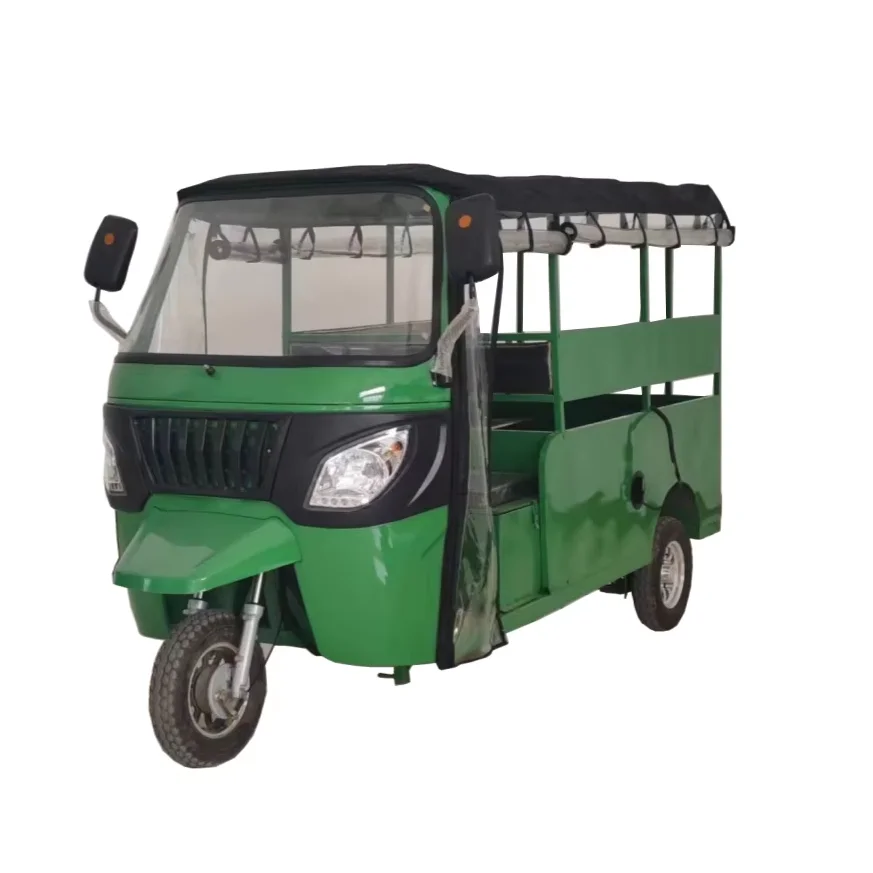 soft-top passenger-cargo tricycle with large capacity  adult leisure general scooter Lithium battery electric rickshaw