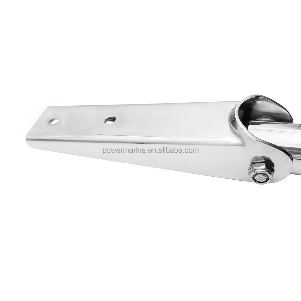 Power Marine AISI316/304 Stainless Steel Folding 4 Steps Marine Hardware Telescoping Ladder For Boat