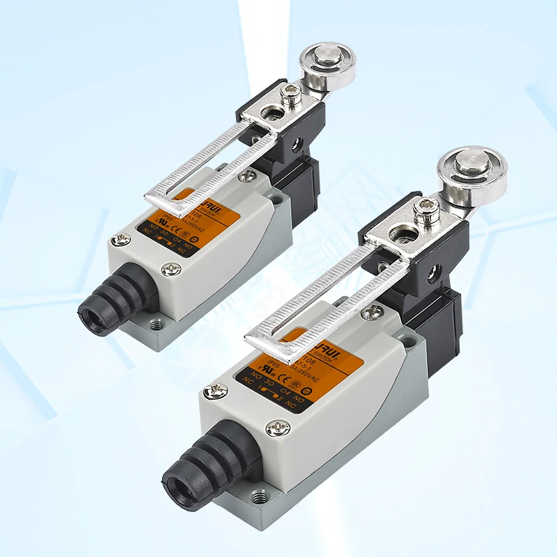 5A 250V adjustable rotary roller lever travelling limit switch