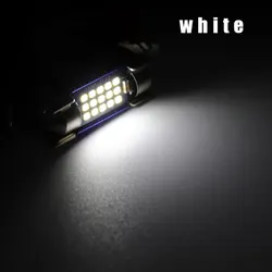 High Brightness Car Interior Light Bulbs / Car Interior Dome Led Lights 12V Festoon 2016-12smd Canbus Reading Light