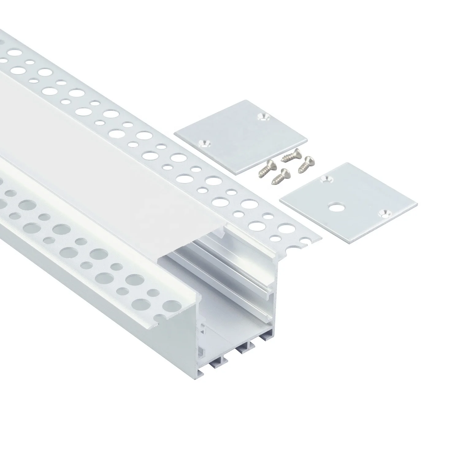 74mm * 35mm Pre-Built Model Double Lace Linear Light Recessed led Linear Light Aluminum Ceiling Linear Light with Slot