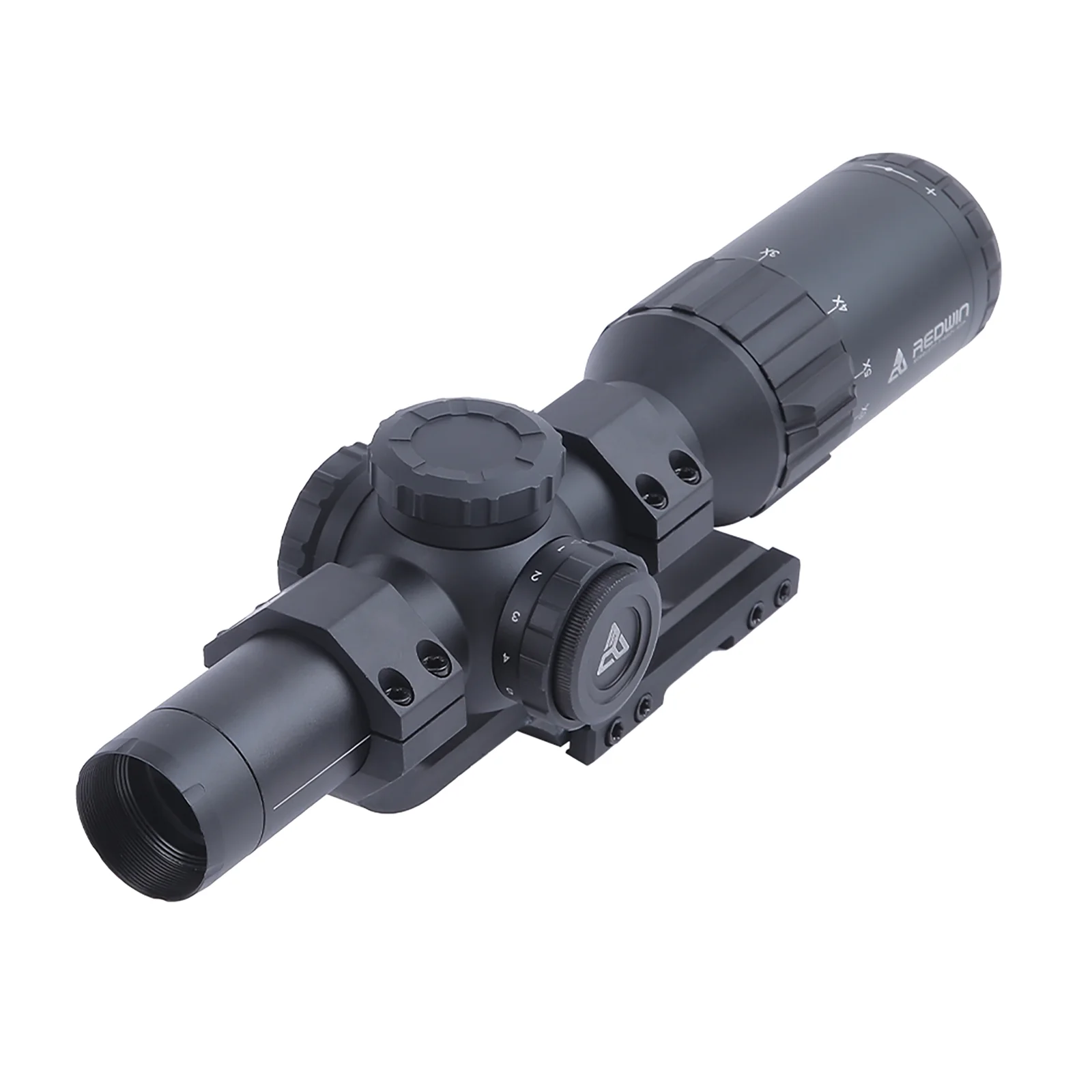 Red Win  HD Scarlet 1-6x24 SFP LPVO Scope IPX6 Waterproof 5 Level Red &Green Illumination 1/2 Click Value Hunting Scope