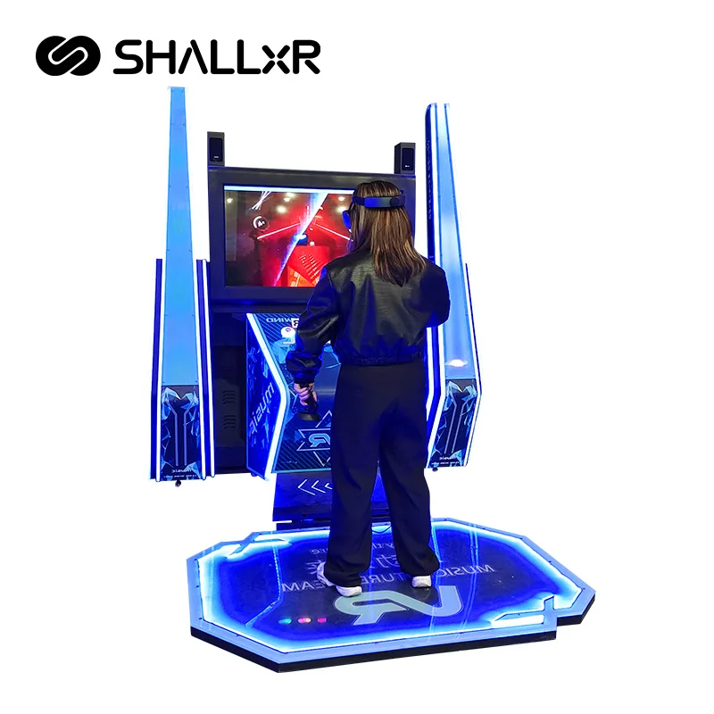 Newest Popular VR Virtual Reality Simulation Pump It Up Just Boxing Dance Arcade Game Machine In Usa