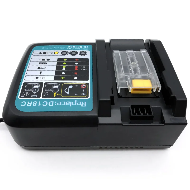 DC18RC Battery Charger for Makitas 14.4V-18V Lithium Battery BL1830 BL1850 BL1840B BL1041B BL1820