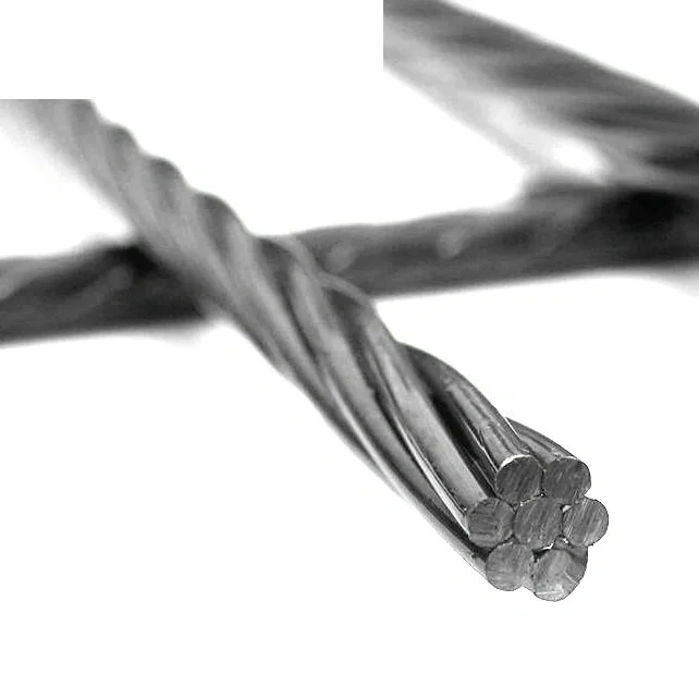 BS183 Dia 12mm steel strand wire 1*7 Galvanized steel wire strand 7/4 hot dipped galvanized wire strand for cable