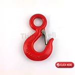 Безопасный большой высококачественный 3 кг промышленный кованый стальной сплав подъемный крюк для