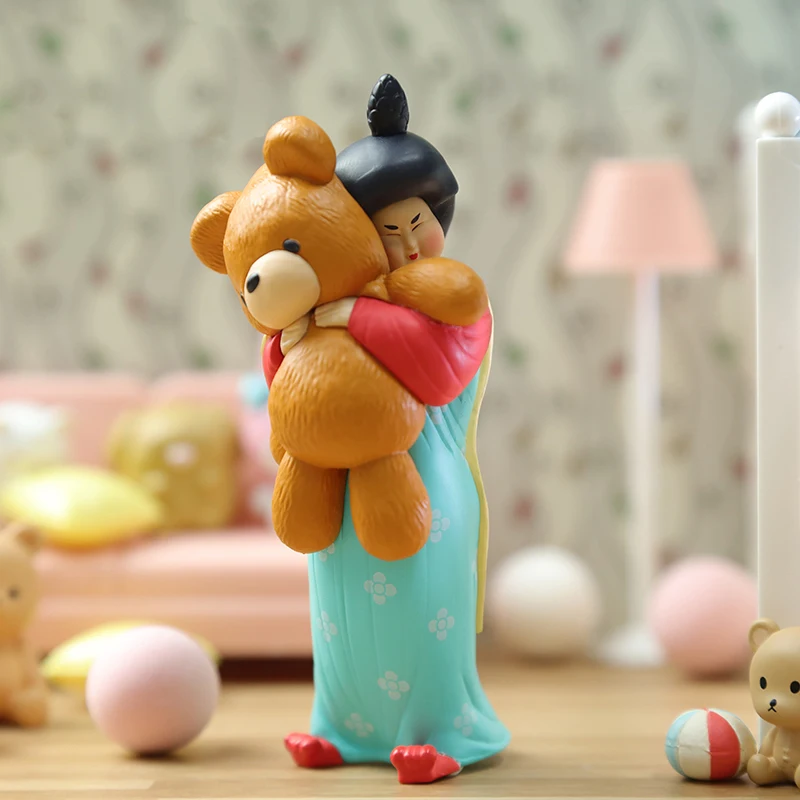 Hot Selling Mini Figures 8cm 7pcs Tang Ladies Sets Cultural Creation Toy Gorgeous Ladies Series Pvc Toy for Kids Figure Gift